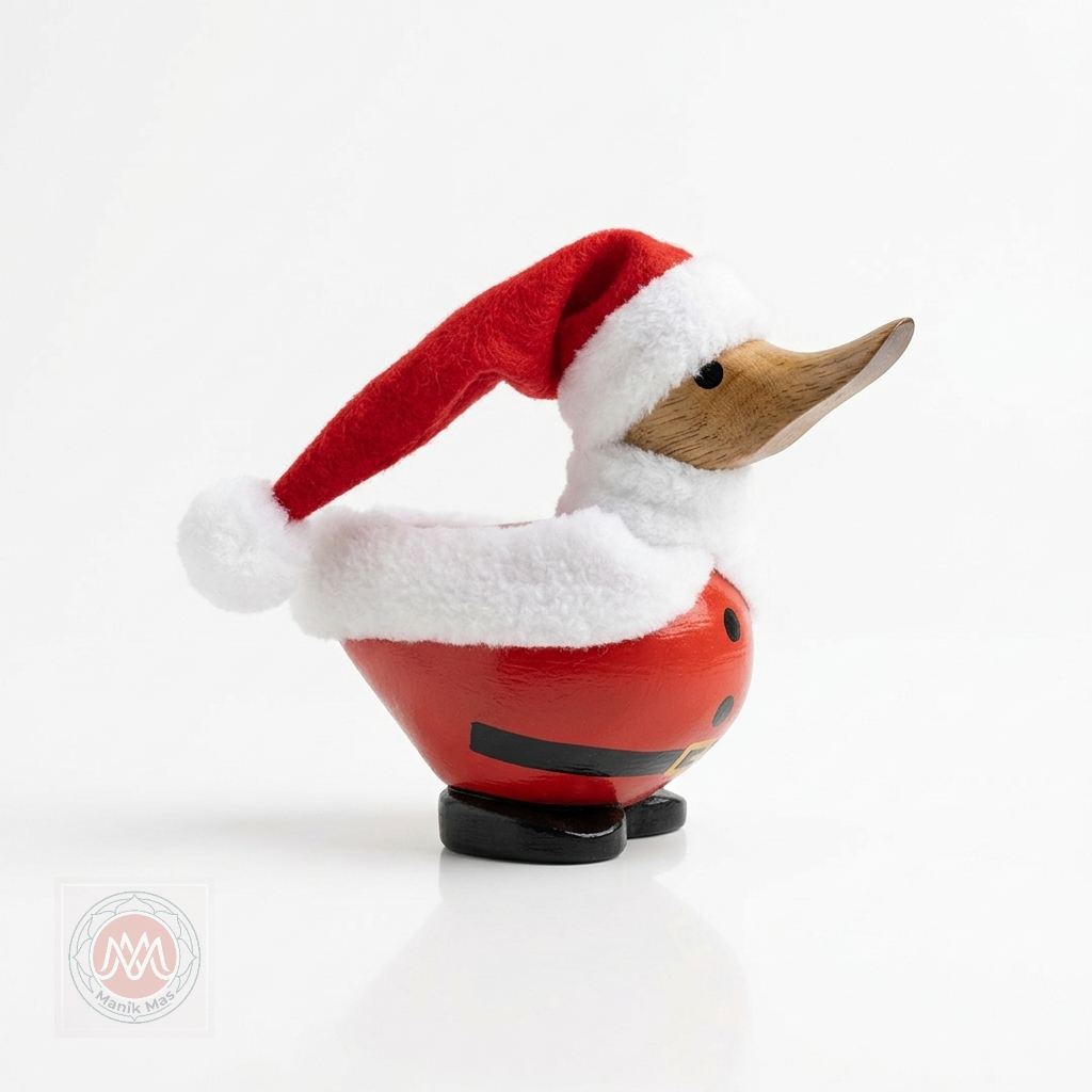Bebek Bambu Mini Santa Claus 8Cm
